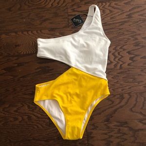 Zaful One Shoulder One Piece Swimsuit